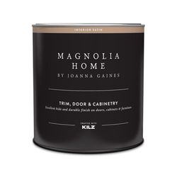 Magnolia Home by Joanna Gaines KILZ Satin Tintable Base 3 Cabinet and Trim Paint Interior 1 qt