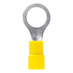 Jandorf 12-10 Ga. Insulated Wire Ring Terminal Yellow 5 pk