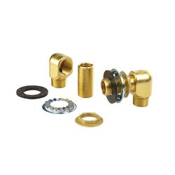 Krowne Royal Series Wall Mounting Kit For Universal Multicolored Brass 8 pc