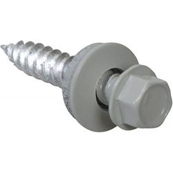 Grip-Rite Pro-Twist No. 9 Sizes X 1 in. L Hex Round Washer Head Sheet Metal Screws