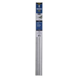 M-D Building Products 0.75 in. H X 3.38 in. W X 36 in. L Aluminum/Vinyl Low Threshold Silver