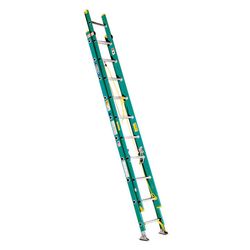 Werner 20 ft. H Fiberglass Extension Ladder Type II 225 lb. cap.